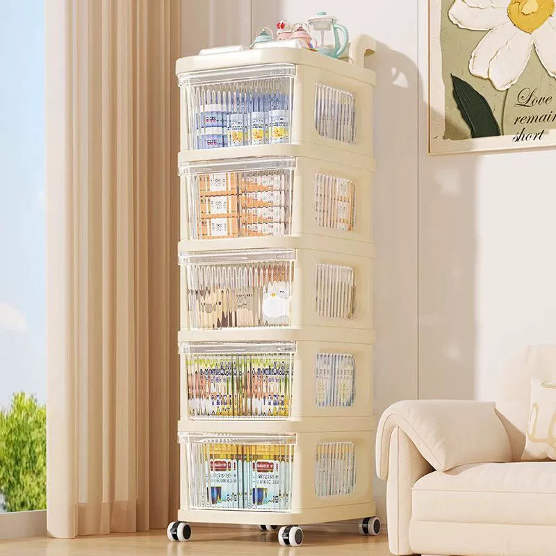 Home Rolling Storage Cart Multi Layer Organizer for Living Room Bedroom Bedside Dormitory