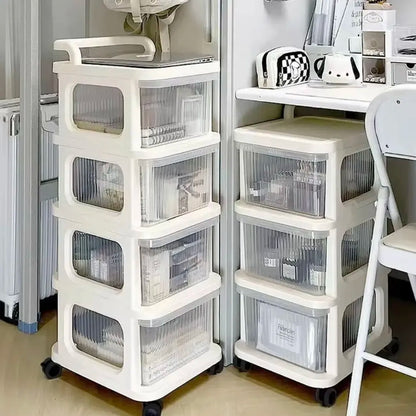 Home Rolling Storage Cart Multi Layer Organizer for Living Room Bedroom Bedside Dormitory