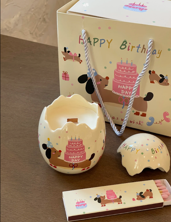 Luxury Scented Candle Personalized Birthday Gift Custom Name Candle