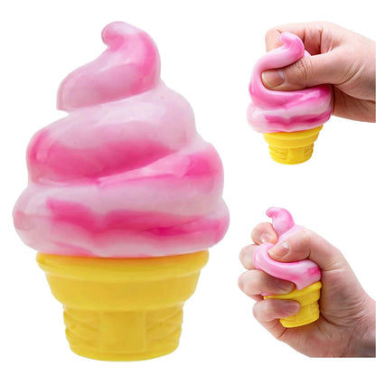 Ice Cream Squeeze Squishy, Ice Cream Squishy, Slow Rise Sensory Fidget Toy, Easter Basket Stuffers Party Favors